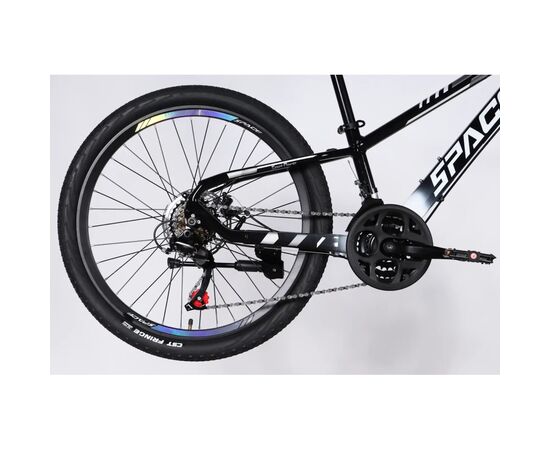 Велосипед Space 24" MERCURY DD FR рама-11" AL 2026 чорно-білий (OPS-SP-24-064), изображение 5