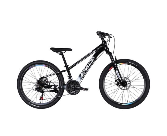 Велосипед Space 24" MERCURY DD FR рама-11" AL 2026 чорно-білий (OPS-SP-24-064)