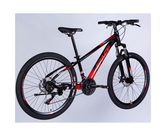 Велосипед Space 24" MERCURY DD FR рама-11" AL 2026 чорно-червоний (OPS-SP-24-065), зображення 3