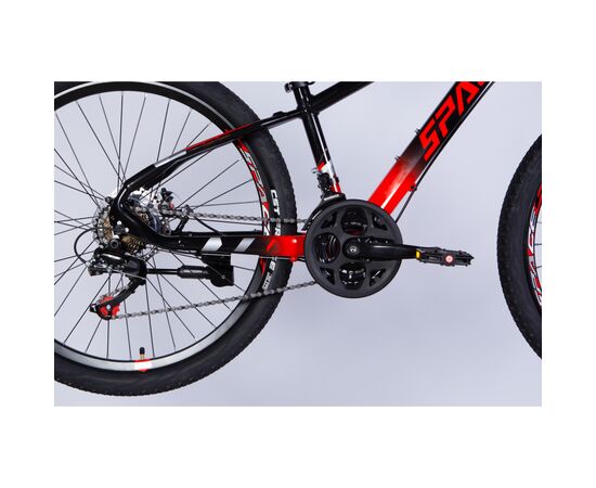 Велосипед Space 24" MERCURY DD FR рама-11" AL 2026 чорно-червоний (OPS-SP-24-065), зображення 5