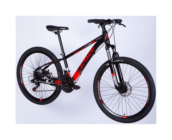 Велосипед Space 26" MERCURY DD FR рама-13" AL 2026 чорно-червоний (OPS-SP-26-084), зображення 2