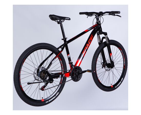 Велосипед Space 27.5" MERCURY DD FR рама-17" AL 2026 чорно-червоний (OPS-SP-27.5-076), изображение 3
