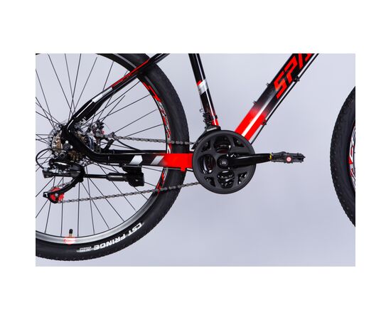 Велосипед Space 27.5" MERCURY DD FR рама-17" AL 2026 чорно-червоний (OPS-SP-27.5-076), изображение 5
