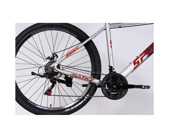 Велосипед Space 27.5" PHAETON DD FR рама-19" AL 2026 сіро-сріблястий (OPS-SP-27.5-088), зображення 5
