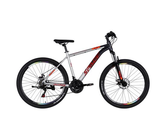 Велосипед Space 27.5" PHAETON DD FR рама-19" AL 2026 сіро-сріблястий (OPS-SP-27.5-088)