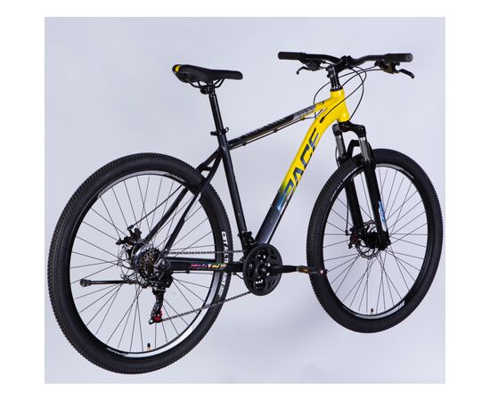 Велосипед Space 29" PHAETON DD FR рама-20" AL 2026 сіро-жовтий (OPS-SP-29-192), изображение 3