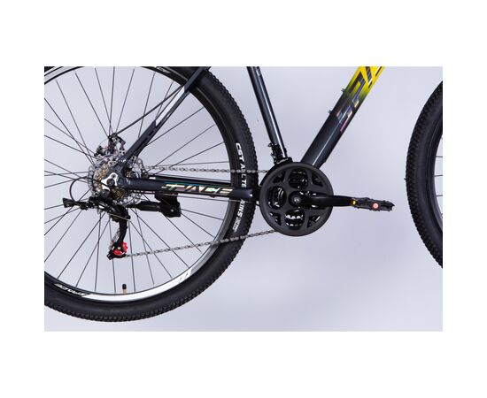 Велосипед Space 29" PHAETON DD FR рама-20" AL 2026 сіро-жовтий (OPS-SP-29-192), изображение 5