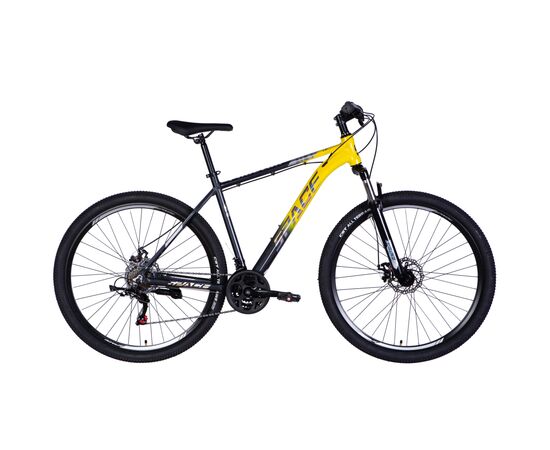 Велосипед Space 29" PHAETON DD FR рама-20" AL 2026 сіро-жовтий (OPS-SP-29-192)