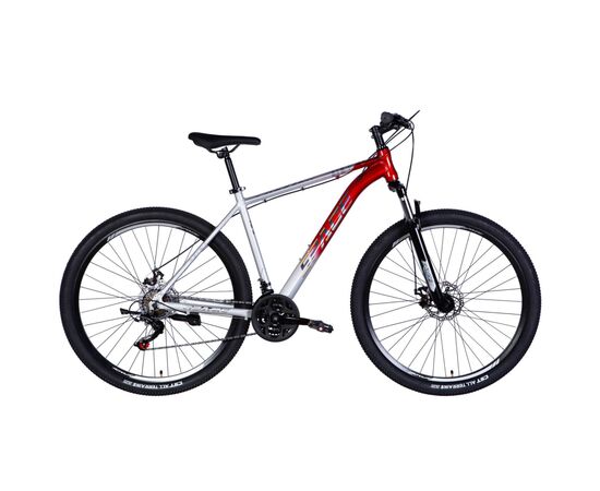 Велосипед Space 29" PHAETON DD FR рама-20" AL 2026 сріблясто-червоний (OPS-SP-29-187)