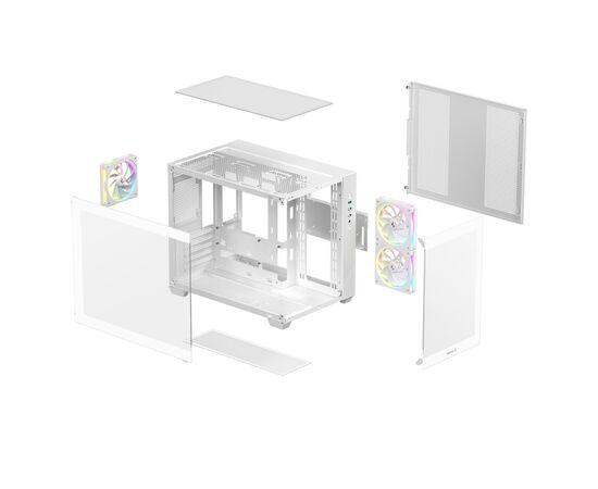 Корпус для ПК Deepcool CG330 3F White (R-CG330-WHNGM3-G), изображение 10