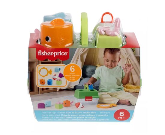 Развивающая игрушка Fisher-Price сортер Маленький рыбак (JLB85), изображение 4