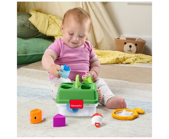 Развивающая игрушка Fisher-Price сортер Маленький рыбак (JLB85), изображение 5