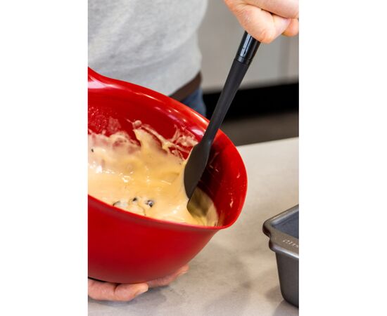 Лопатка кухонная KitchenAid Classic для тіста 30 см чорний (KCG031OHOBE), изображение 5