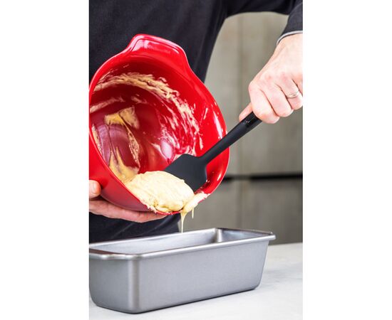 Лопатка кухонная KitchenAid Classic для тіста 30 см чорний (KCG031OHOBE), изображение 6