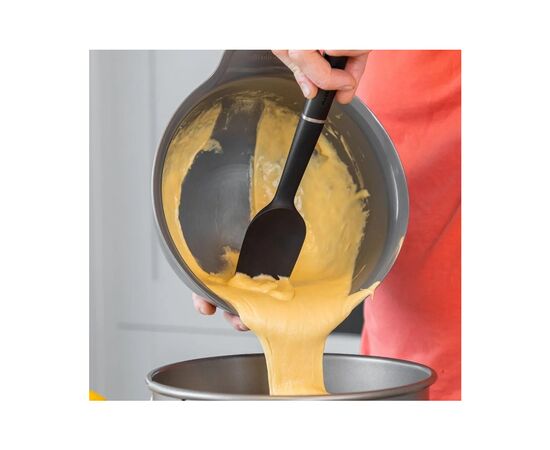 Лопатка кухонна KitchenAid Classic для тіста 30 см чорний (KHH030OHOBE), зображення 3