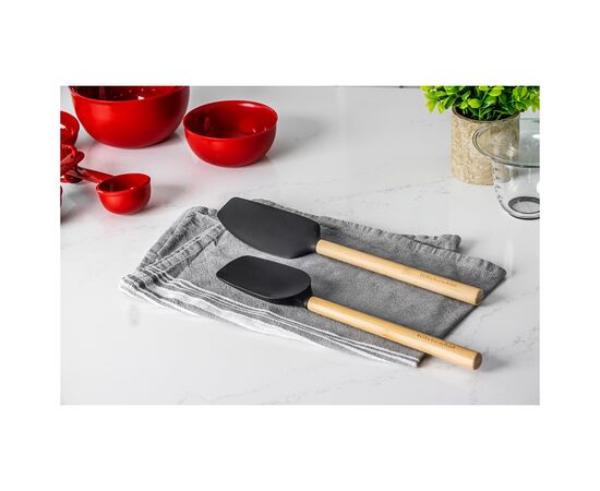 Лопатка кухонная KitchenAid Classic для тіста 33,6 см чорний (KQG637OHOBE), изображение 5