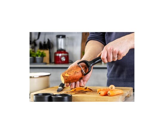 Овощечистка KitchenAid Classic горизонтальна 17,5 см чорний (KHH145OHOBEG), изображение 6