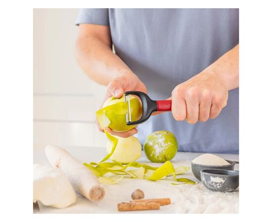 Овощечистка KitchenAid Classic горизонтальна 18 см червоний (KHA145OHEREG), изображение 6