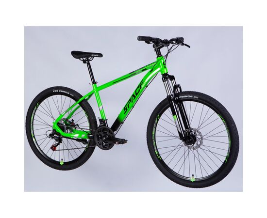 Велосипед Space 27.5" MERCURY DD FR рама-17" AL 2026 зелено-чорний (OPS-SP-27.5-074), изображение 2