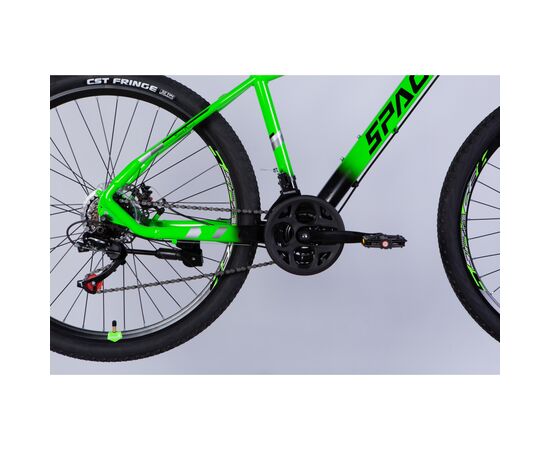 Велосипед Space 27.5" MERCURY DD FR рама-17" AL 2026 зелено-чорний (OPS-SP-27.5-074), изображение 5