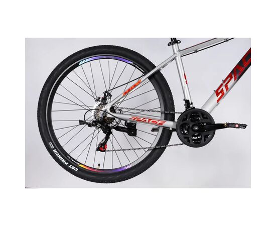 Велосипед Space 27.5" PHAETON DD FR рама-17" AL 2026 сіро-сріблястий (OPS-SP-27.5-082), изображение 5