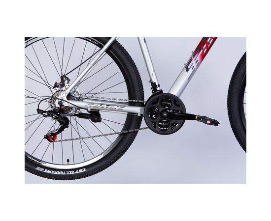 Велосипед Space 27.5" PHAETON DD FR рама-19" AL 2026 сріблясто-червоний (OPS-SP-27.5-085), изображение 5