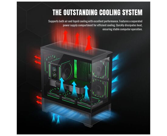 Корпус для ПК Gamemax VISTA 2 MB, зображення 4