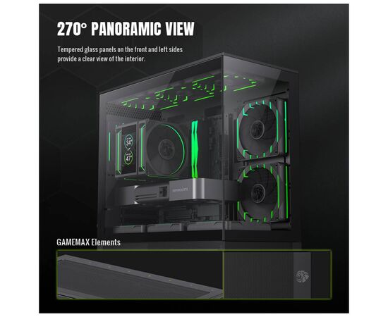 Корпус для ПК Gamemax VISTA 2 MB, зображення 9