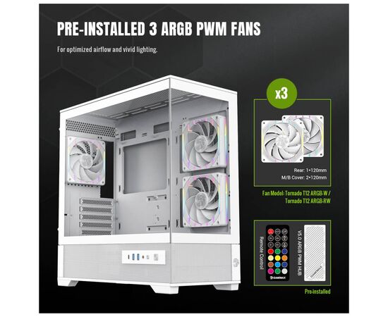 Корпус для ПК Gamemax VISTA 2 MW, зображення 6