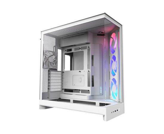 Корпус для ПК NZXT H9 Flow RGB Dual-Chamber White (CM-H92FW-R1)