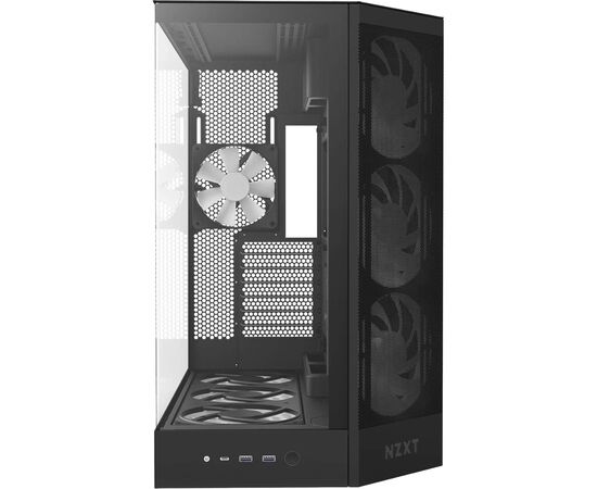 Корпус для ПК NZXT H9 Flow RGB Dual-Chamberl Black (CM-H92FB-P1), изображение 2