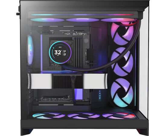 Корпус для ПК NZXT H9 Flow RGB Dual-Chamberl Black (CM-H92FB-P1), изображение 8