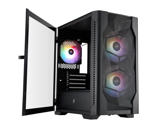 Корпус для ПК 1stPlayer D4-M-BK-2F1P-1F1, изображение 5