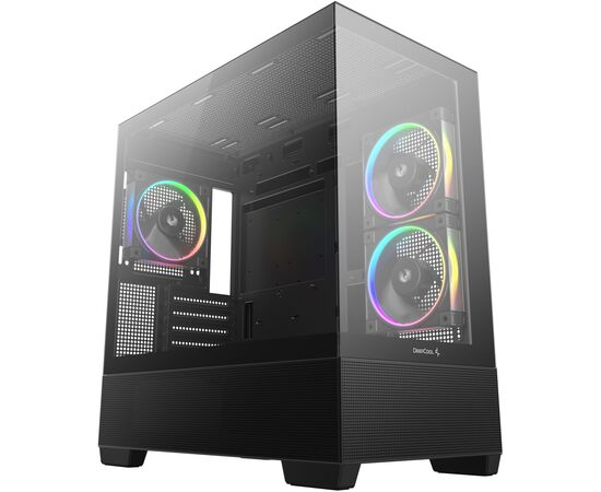 Корпус для ПК Deepcool CG380 3F Black (R-CG380-BKAGM3-G)