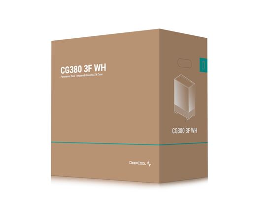 Корпус для ПК Deepcool CG380 3F White (R-CG380-WHAGM3-G), изображение 11