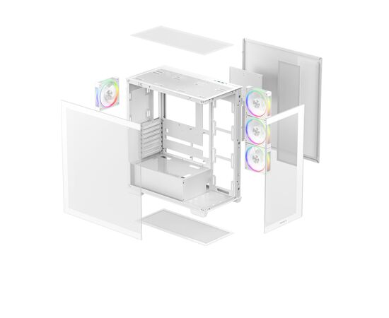 Корпус для ПК Deepcool CG580 4F V2 White (R-CG580-WHADA4-G-2), изображение 12