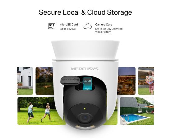 Камера видеонаблюдения Mercusys IP-Камера MERCUSYS MC500 FHD N300 microSD motion detection, зовнішня (MC-500), изображение 8