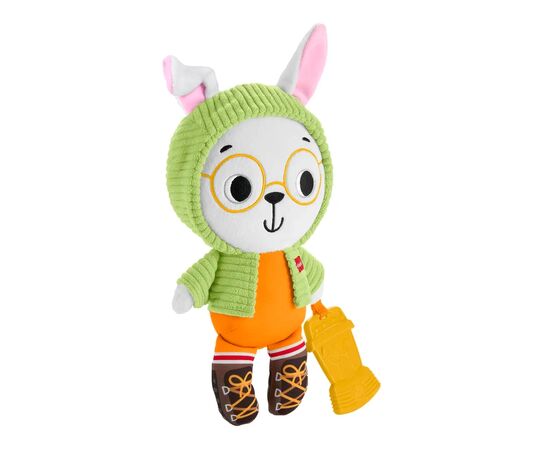Погремушка Fisher-Price Зайка-обнимашка с прорезывателем (JLB87), изображение 3