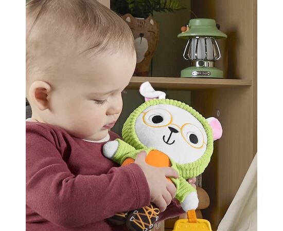 Погремушка Fisher-Price Зайка-обнимашка с прорезывателем (JLB87), изображение 7