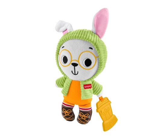 Погремушка Fisher-Price Зайка-обнимашка с прорезывателем (JLB87)