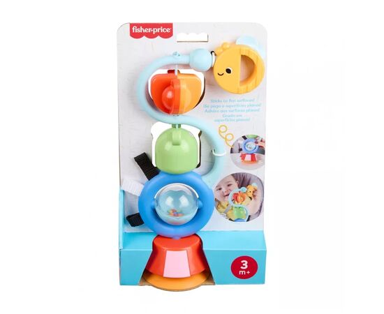 Развивающая игрушка Fisher-Price на присоске Лягушка и пчелка (JHB46), изображение 4