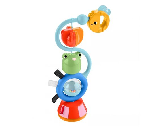 Развивающая игрушка Fisher-Price на присоске Лягушка и пчелка (JHB46)