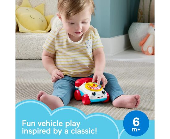 Каталка Fisher-Price машинка "Веселый телефончик" (JKD56), изображение 3