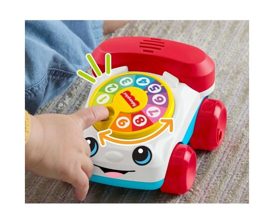 Каталка Fisher-Price машинка "Веселый телефончик" (JKD56), изображение 4