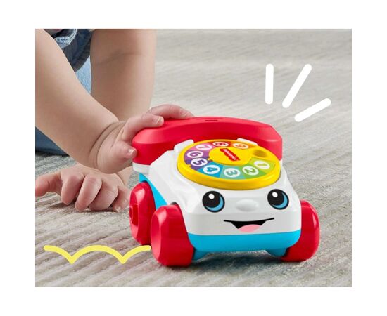 Каталка Fisher-Price машинка "Веселый телефончик" (JKD56), изображение 5