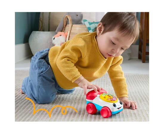 Каталка Fisher-Price машинка "Веселый телефончик" (JKD56), изображение 6