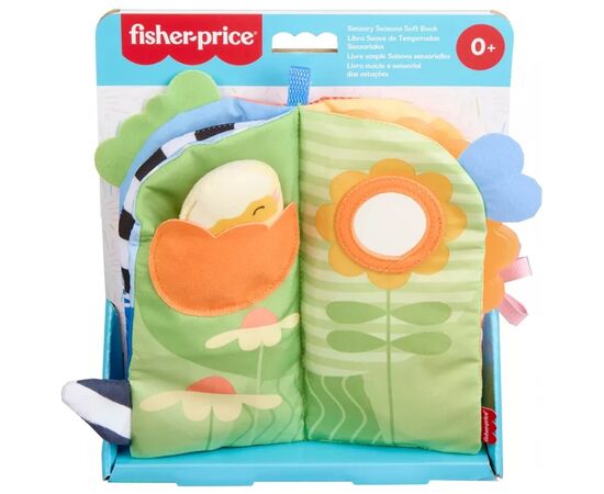 Развивающая игрушка Fisher-Price мягкая развивающая книжечка (JKP53), изображение 7