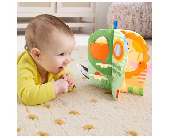 Развивающая игрушка Fisher-Price мягкая развивающая книжечка (JKP53), изображение 8