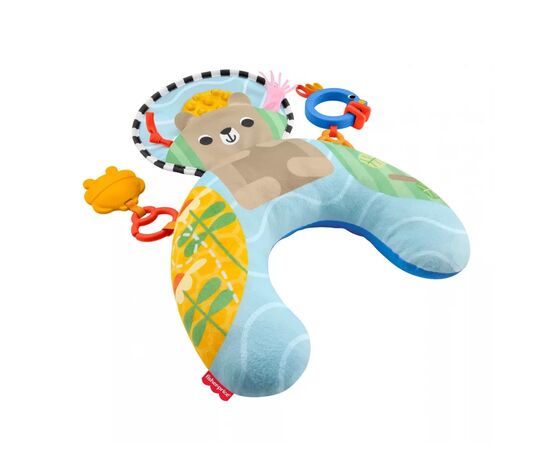 Детский коврик Fisher-Price Подушка для игры на животике "Ласковый мишка" (JHB44), изображение 3