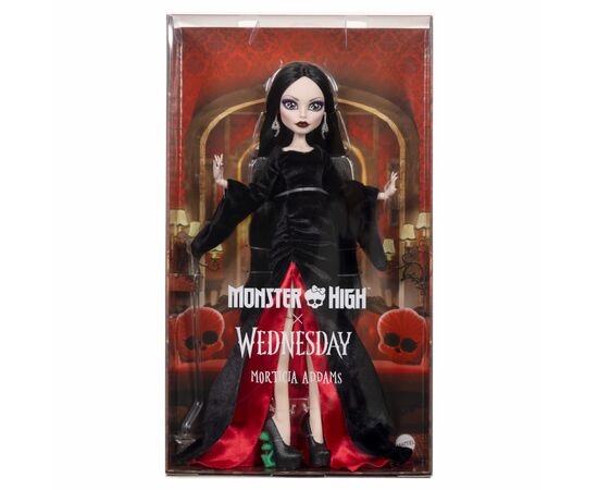 Лялька Monster High Колекційна лялька Мортиція Аддамс, Monster High х Wednesday (JLK99), зображення 7